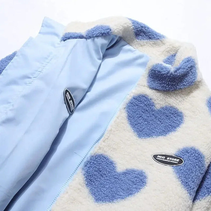 Alma | Reversible jacket with hearts