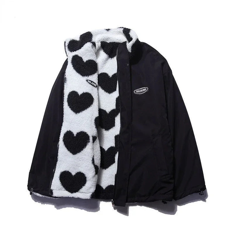 FIONA™|REVERSIBLE HEARTS JACKET