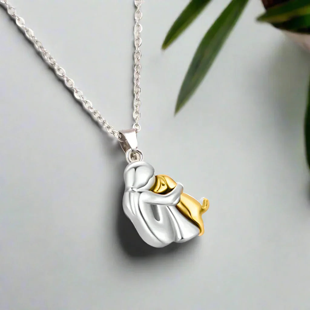 Necklace with Hug pendant