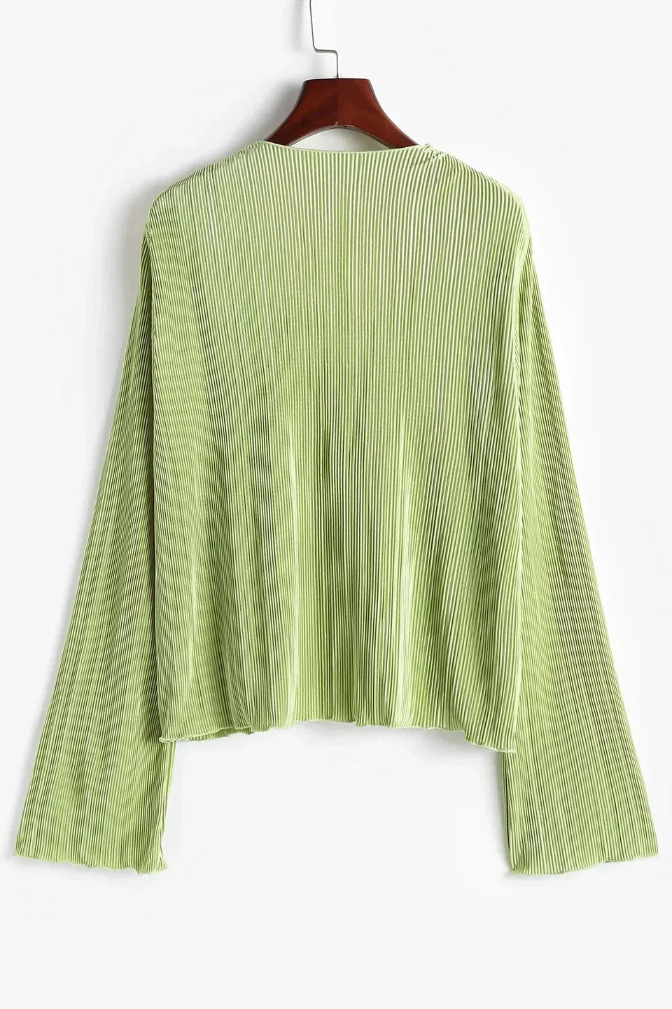 Maren | V-Neck Top in Structured Fabric