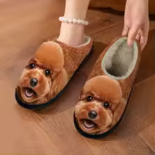 Comfortable Warm Slippers with 3D Cat Pattern | Thick Soles for Indoor and Outdoor Use
