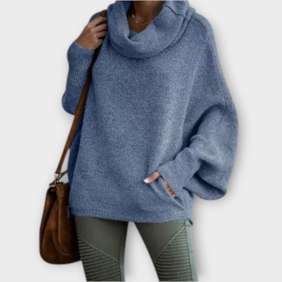 Ulrike - Elegant women's sweater in tortoiseshell style