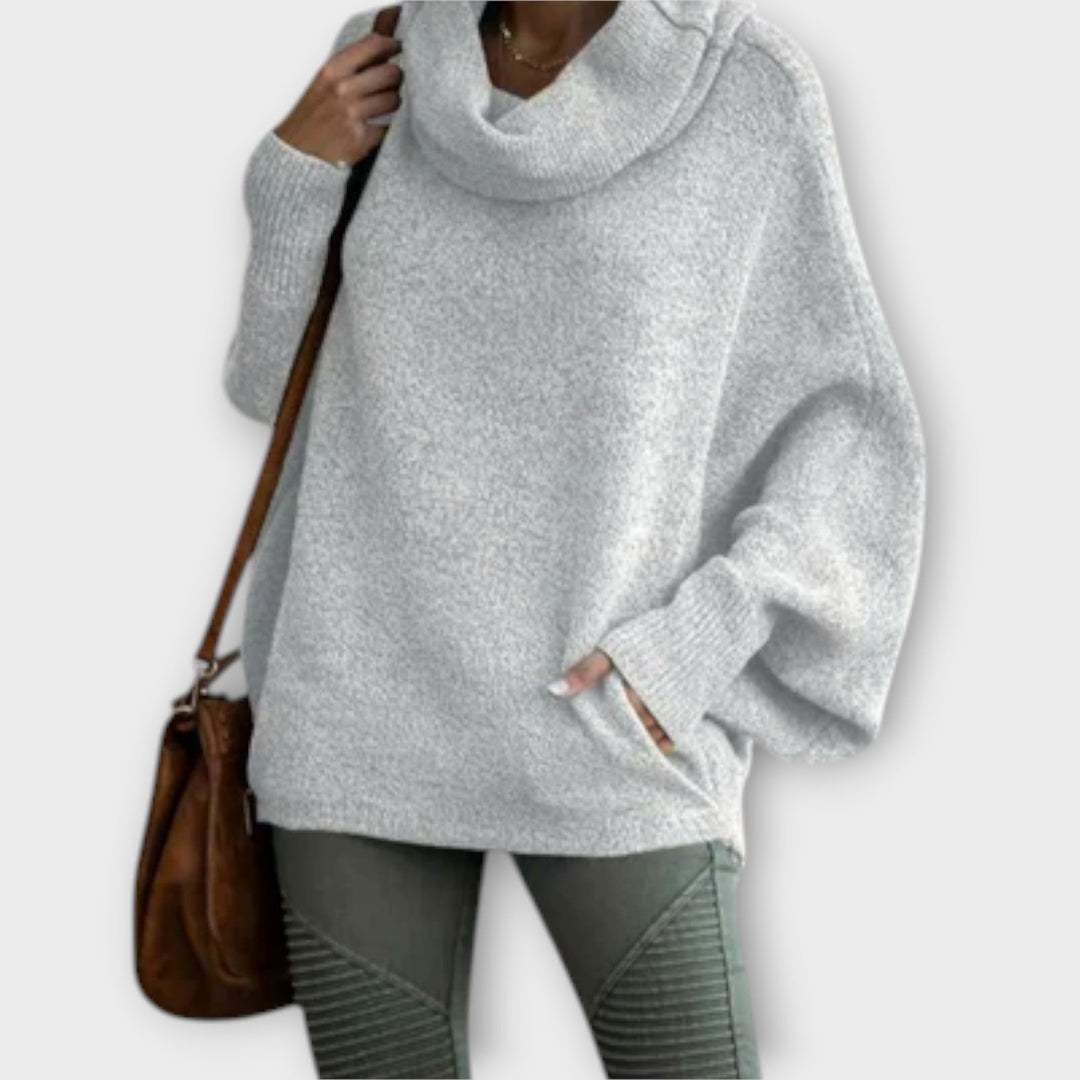 Ulrike - Elegant women's sweater in tortoiseshell style