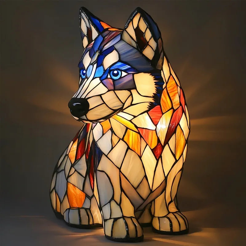 Flocon – Husky Lamp with Glacier-Inspired Design