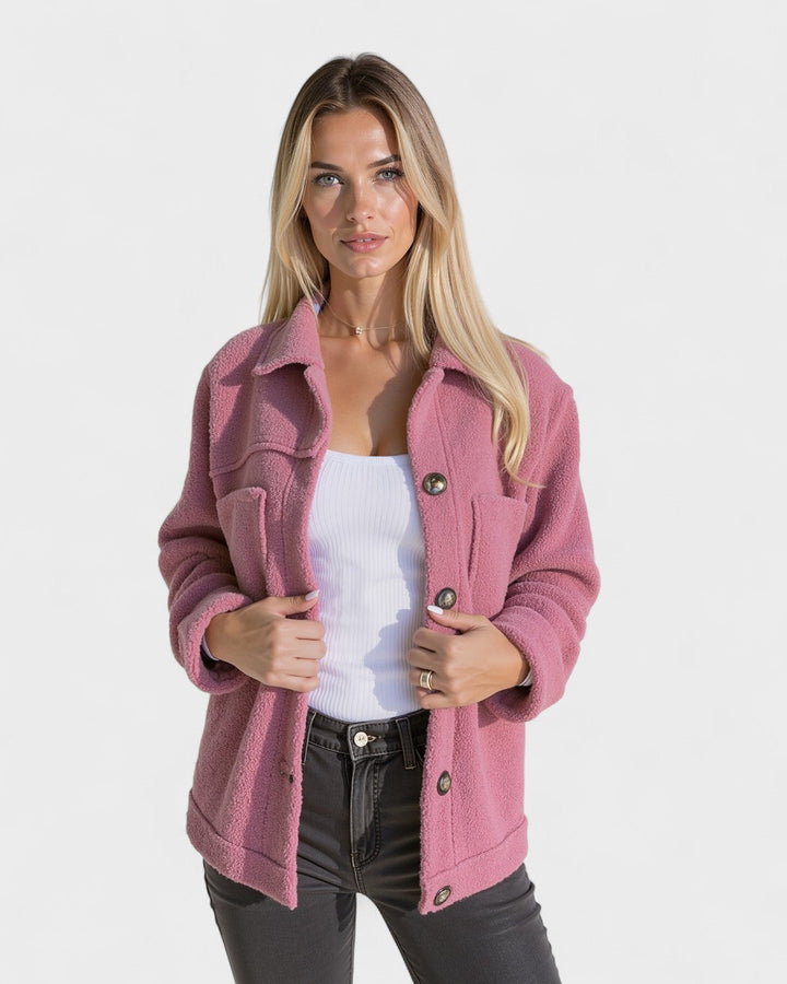 Selina™ Fleece Jacket – Elegance in Warmth