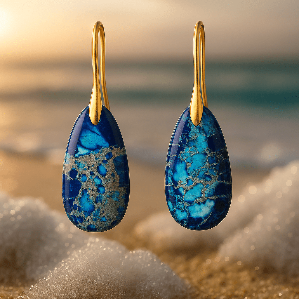 Blue lagoon earrings
