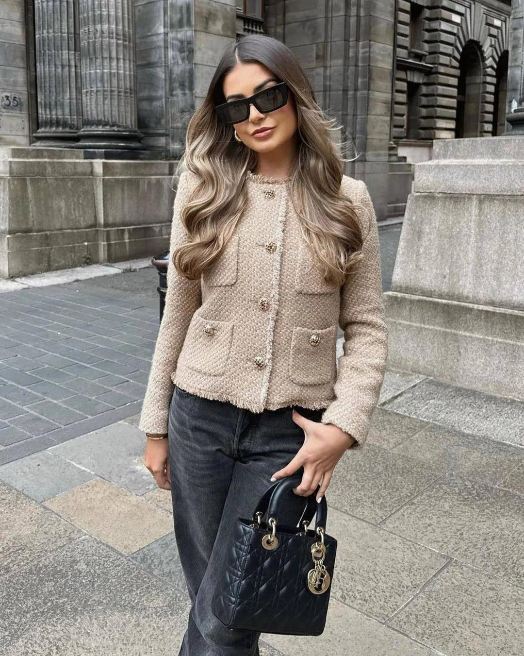 Slavenka - Stylish Beige Coat