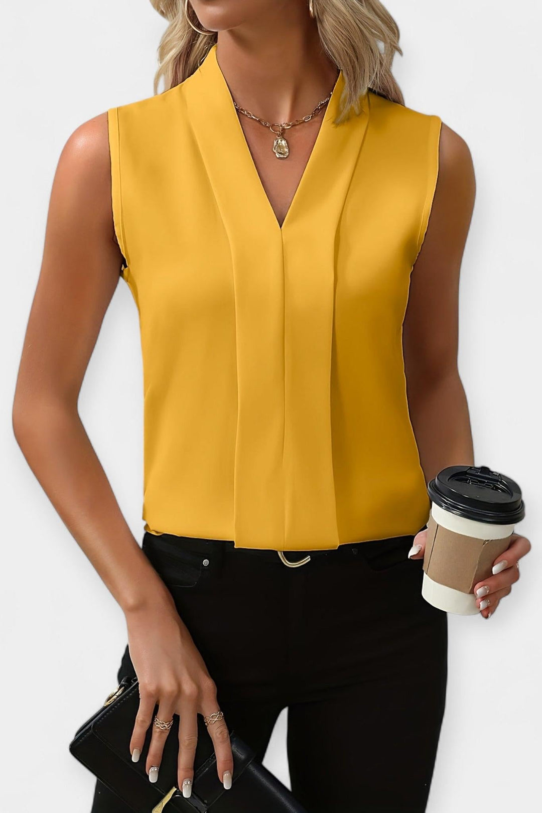 Elegant sleeveless vest