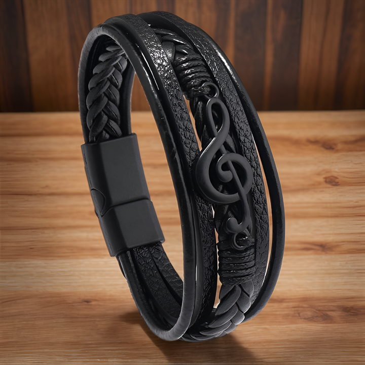 Rhythmo – Leather Bracelet for Music Lovers