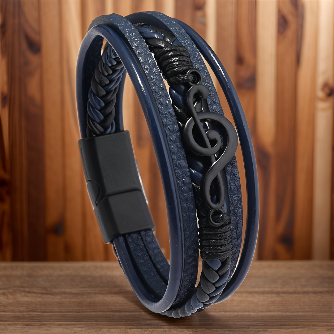 Rhythmo – Leather Bracelet for Music Lovers
