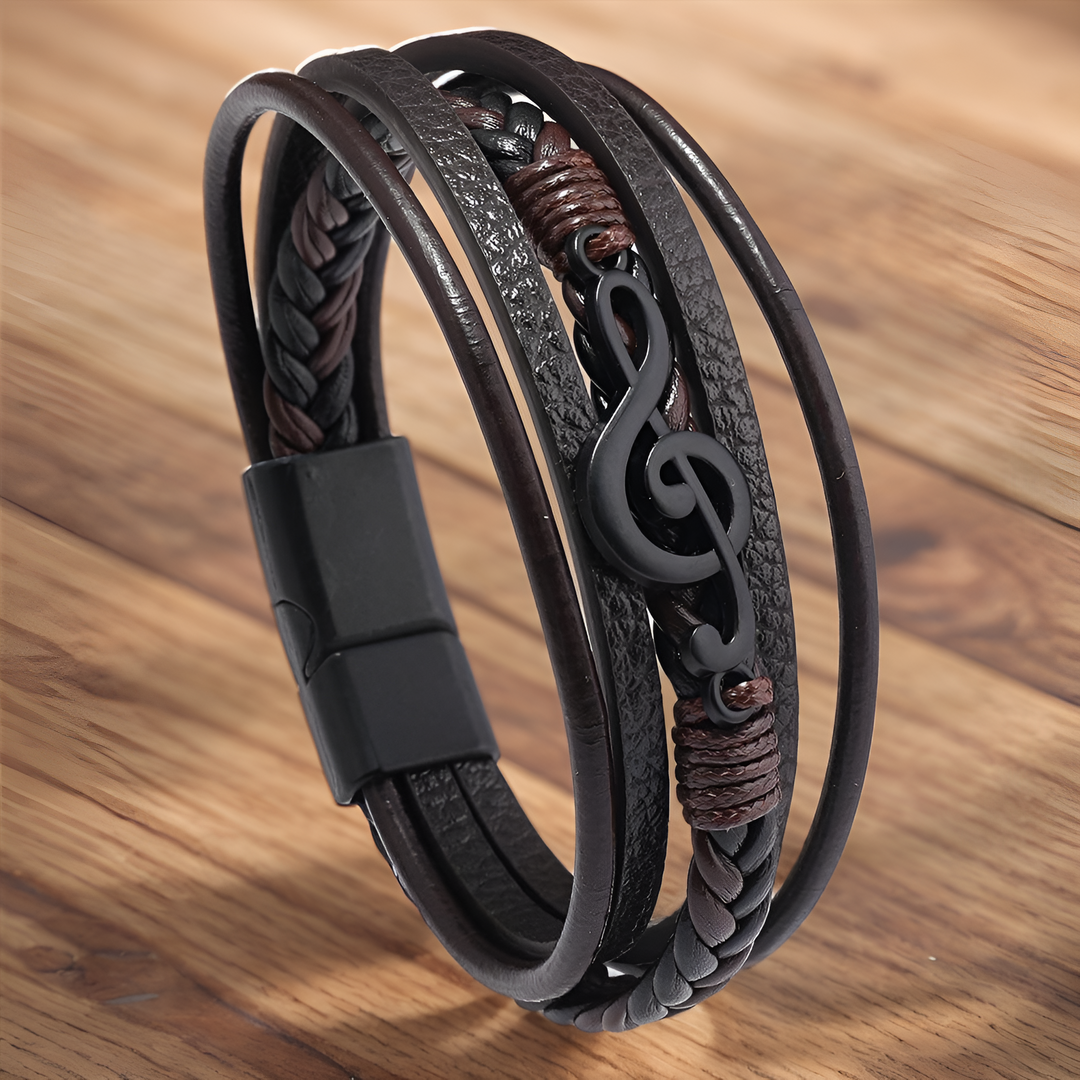 Rhythmo – Leather Bracelet for Music Lovers