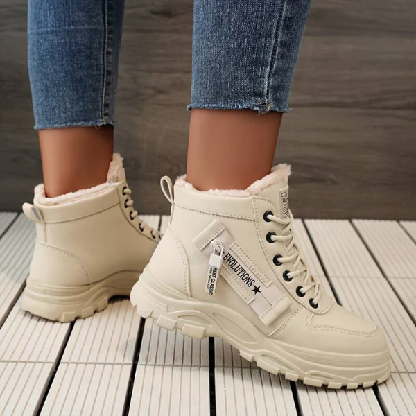 Anne | High Boots with Fleece Lining