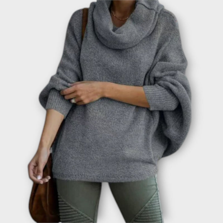 Ulrike - Elegant women's sweater in tortoiseshell style