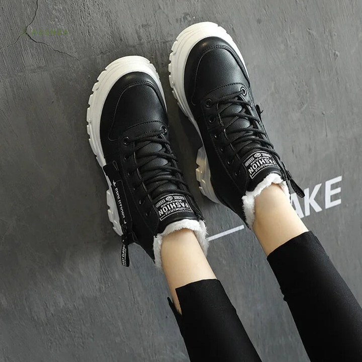 Anne | High Boots with Fleece Lining