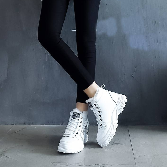 Anne | High Boots with Fleece Lining