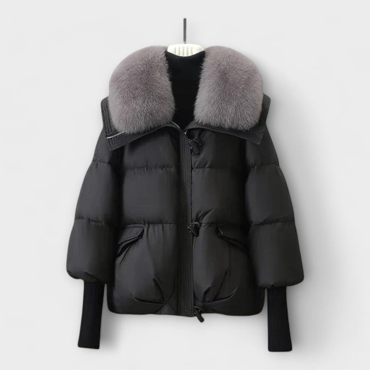 Lusina - Elegant Jacket with Fur
