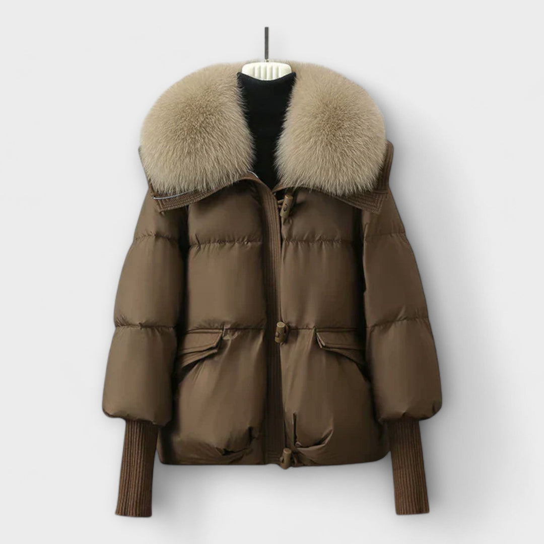 Lusina - Elegant Jacket with Fur