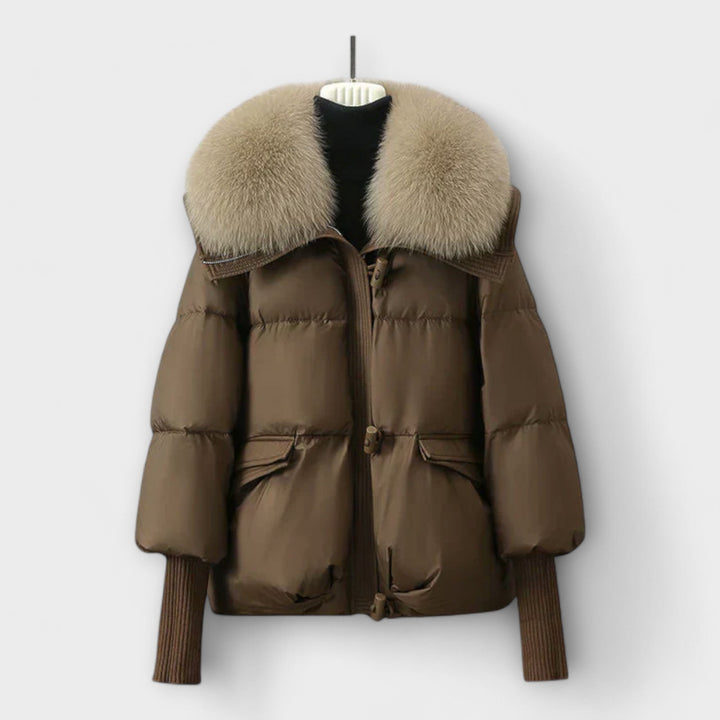 Lusina - Elegant Jacket with Fur