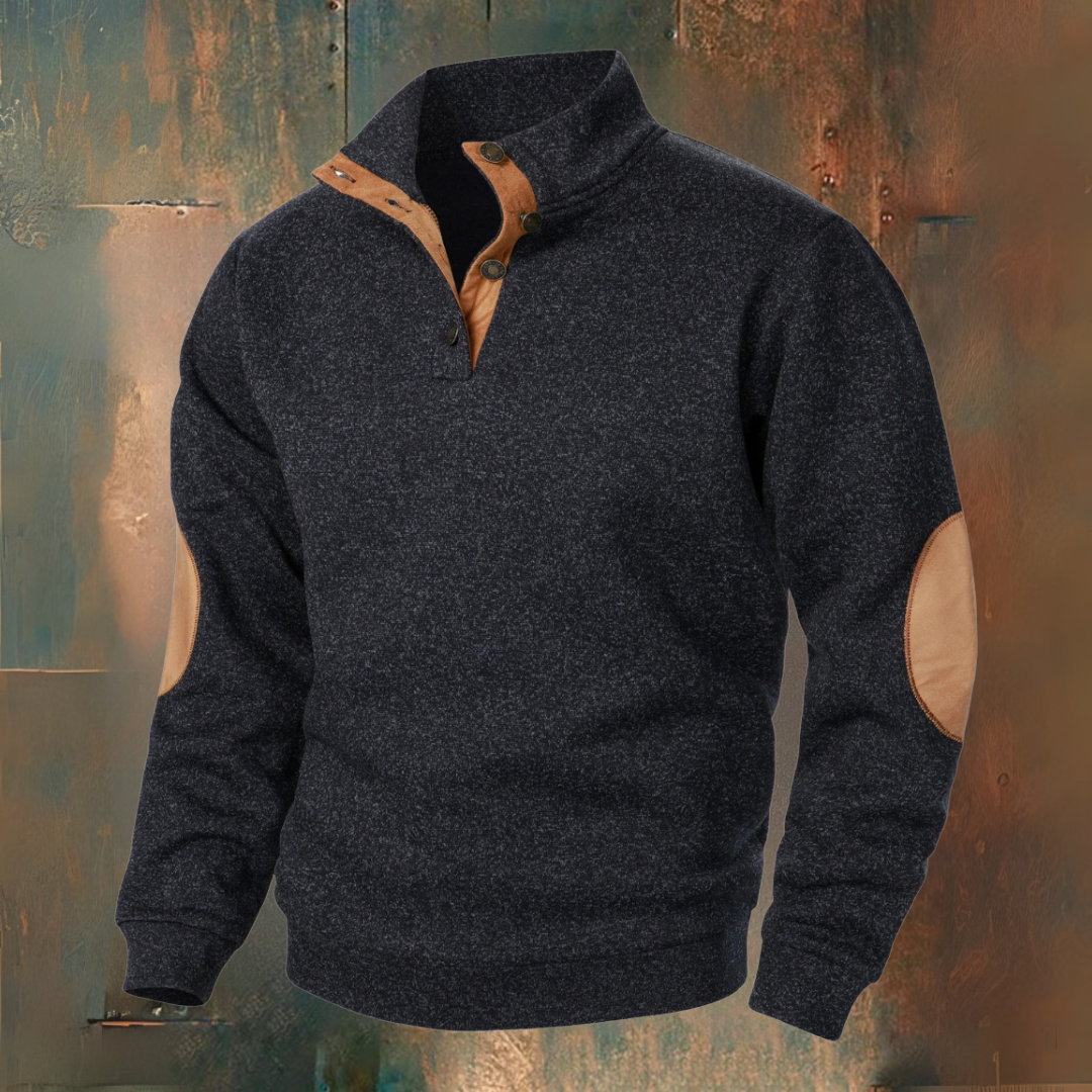 Griffin | Refined Half-Zip Accent Pullover