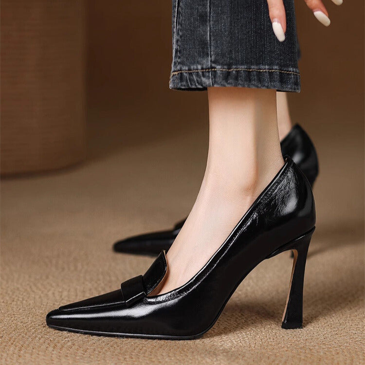 Lillia - Elegant Patent Leather Pumps