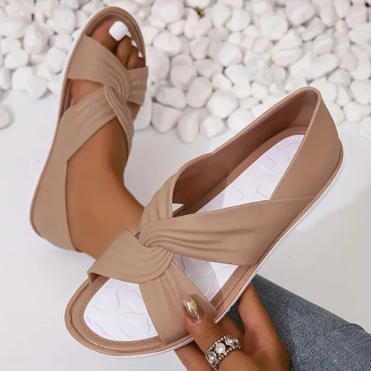 Women's Comfortable Orthopedic Slip-On Sandals with Bow