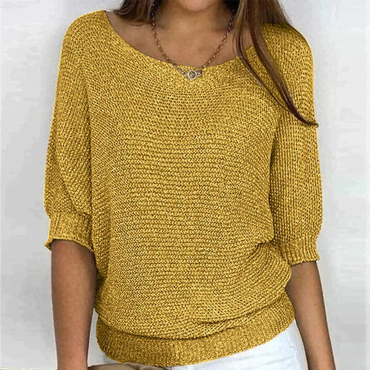 Roundelle | Three Quarter Sleeve Sweater