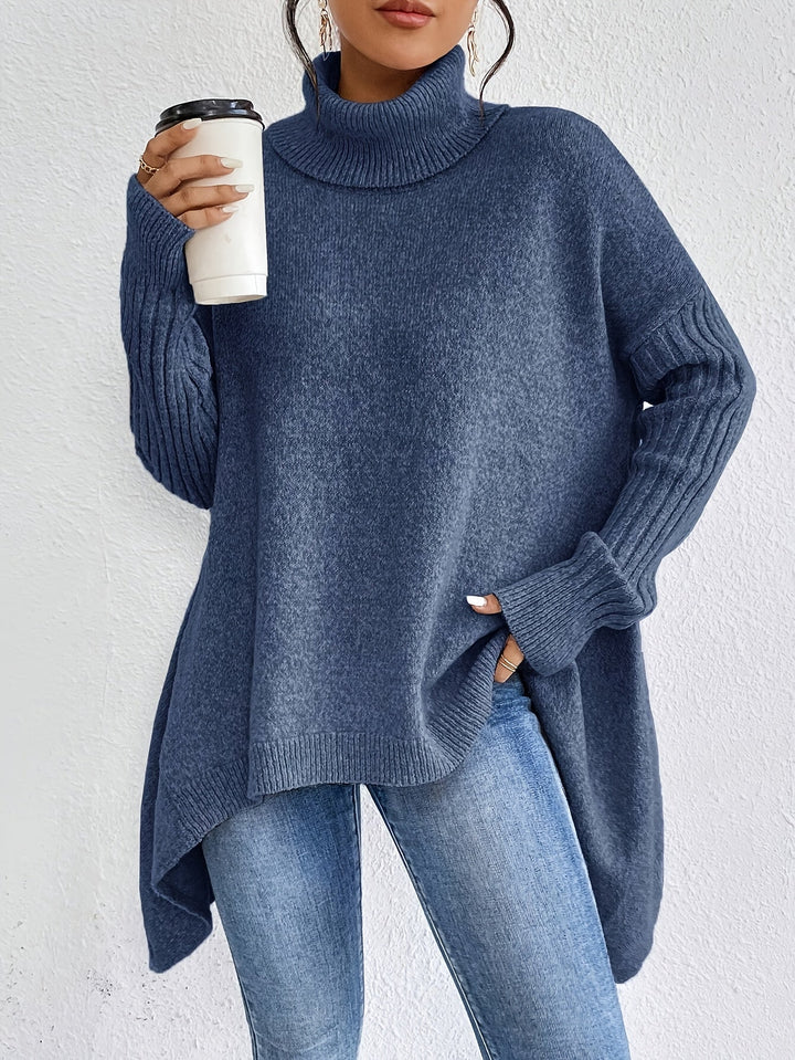 ODETTE™|Turtleneck Sweater Over