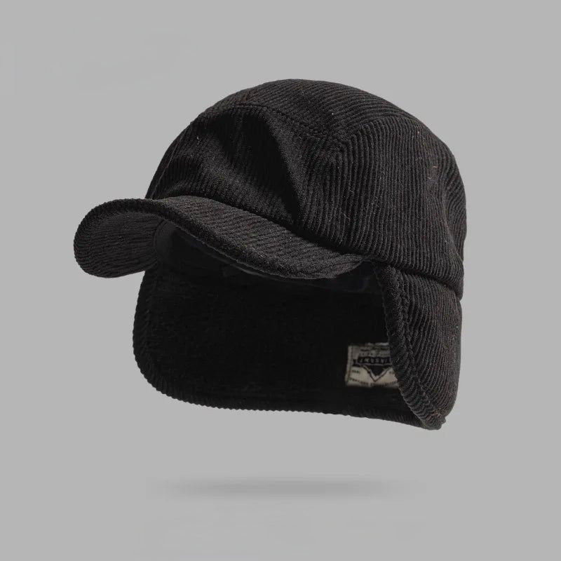 Hivéria – Ribbed Cap with Ear Flaps