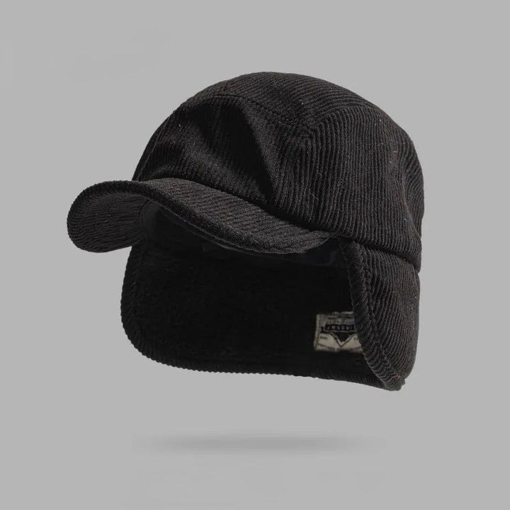 Hivéria – Ribbed Cap with Ear Flaps