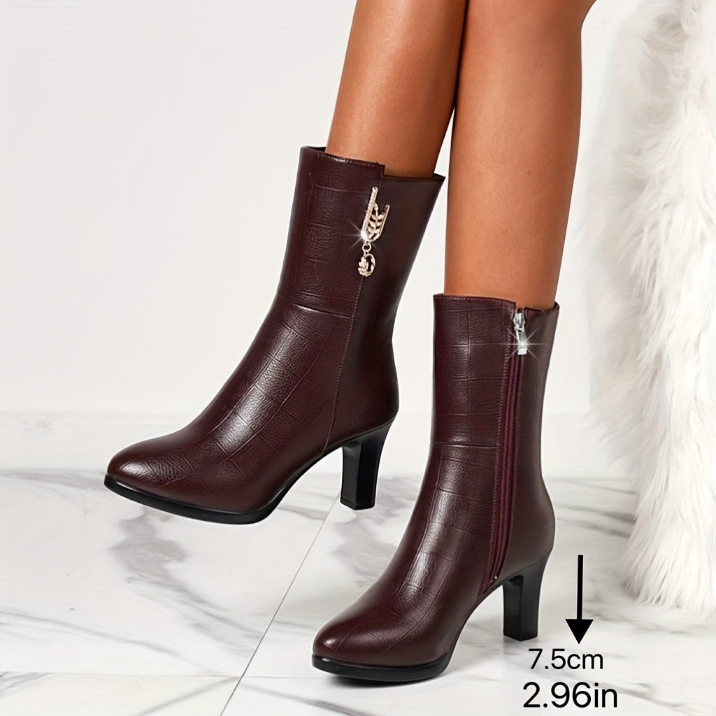 Ophélysse – Elegant Comfort Heeled Ankle Boots