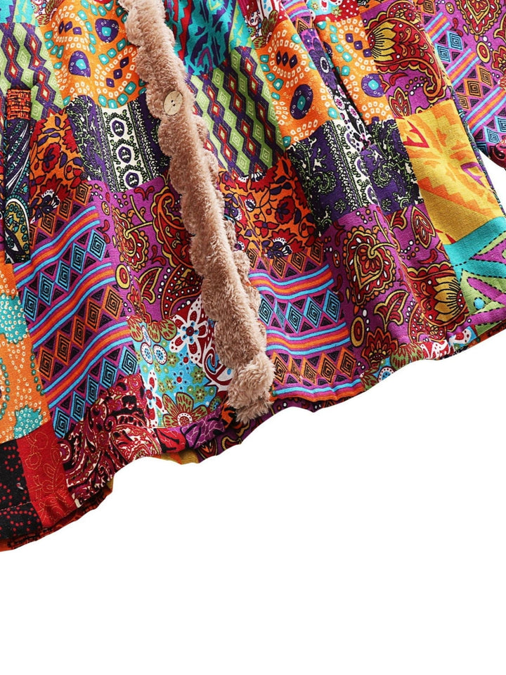 LYDIA™|PATCHWORK BOHO COAT