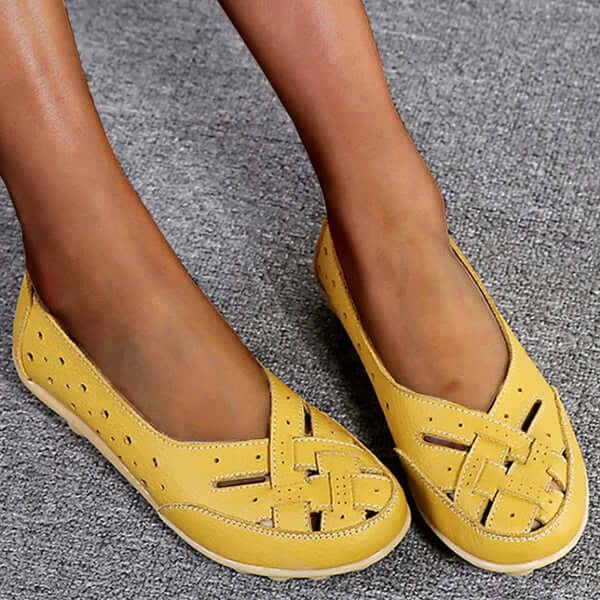 Breathable Leather Loafers