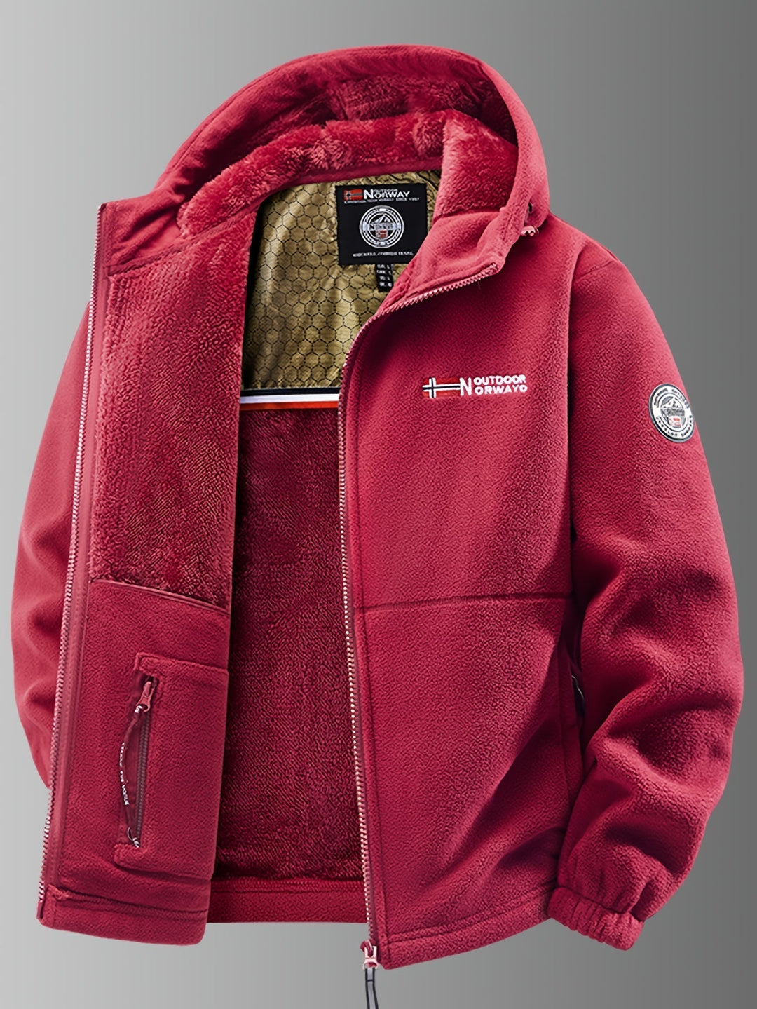 Huddy | Thermal Fleece Winter Jacket