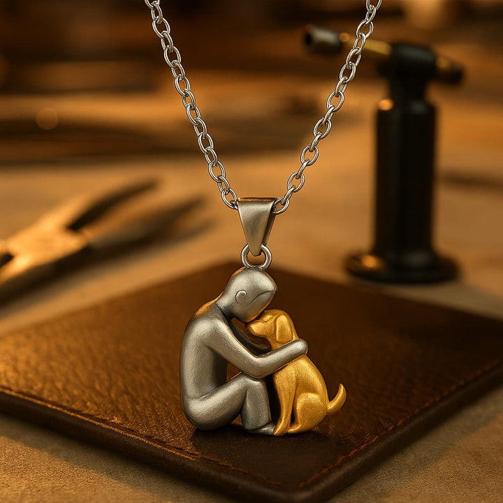 Necklace with Hug pendant