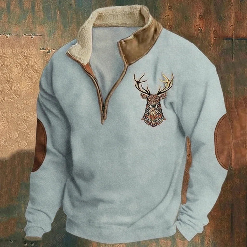 Darven™ | Nordic Deer Sweater – Outdoor Style & Comfortable Warmth
