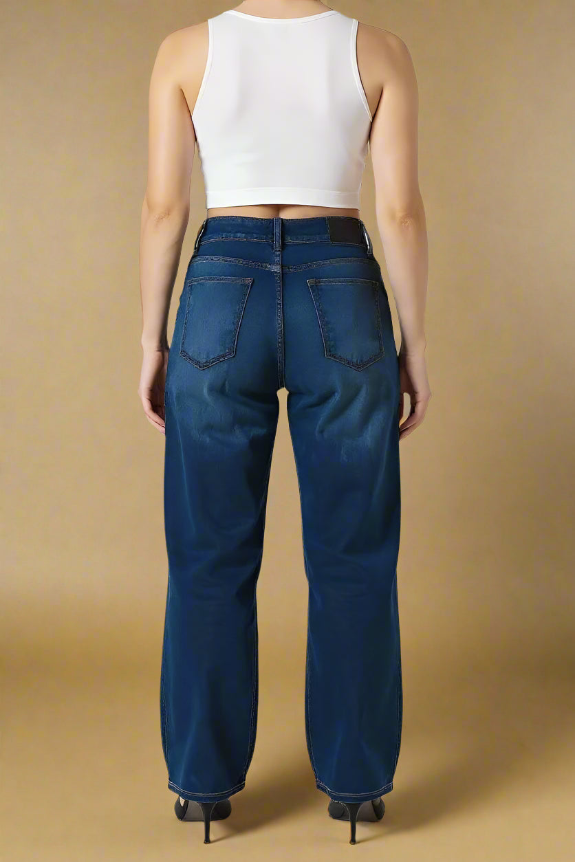 JEANS STINA | Vita Alta e Silhouette Elegante