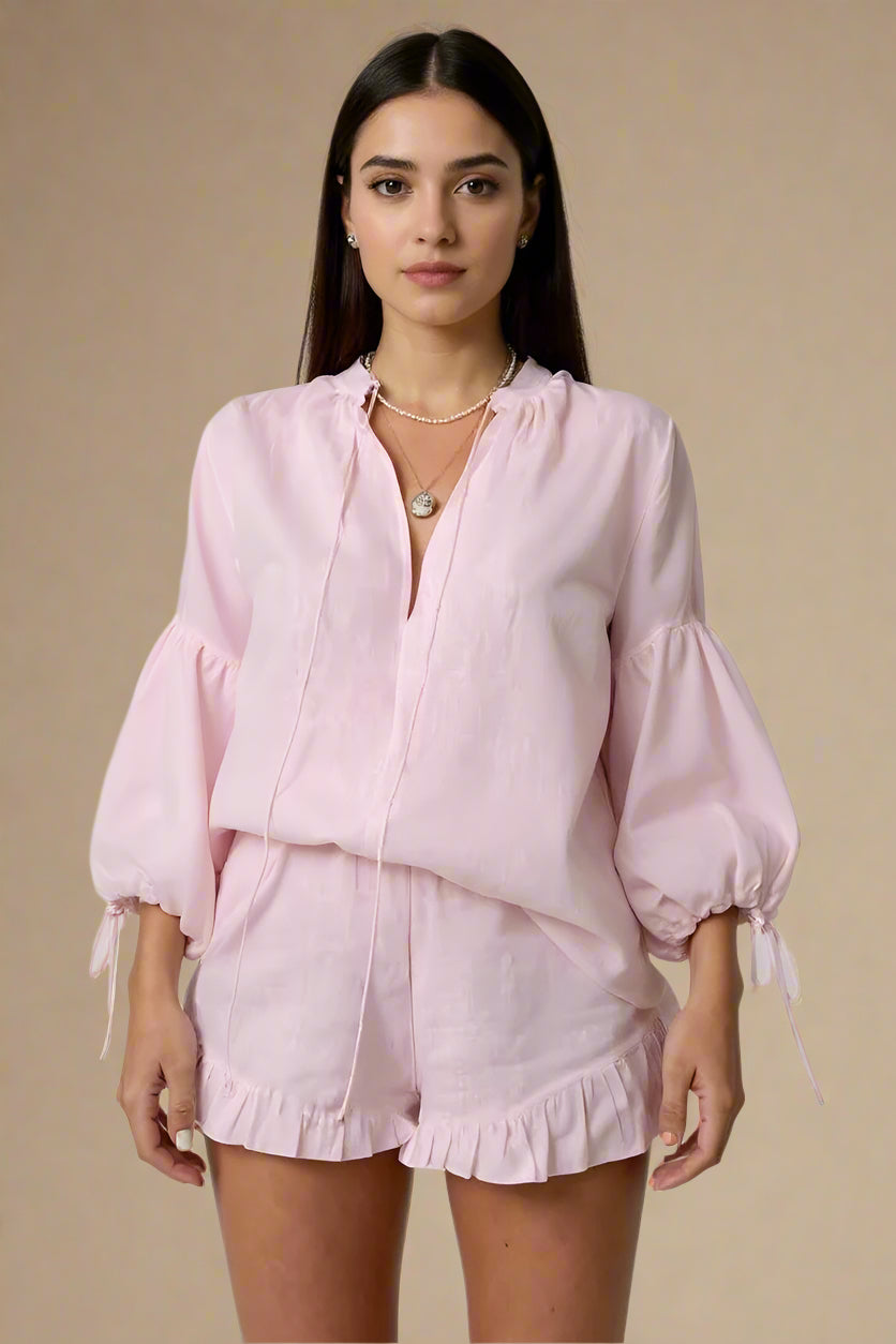 Lea Set | Lightweight Summer Clothing – Top + Skirt