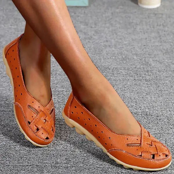 Breathable Leather Loafers