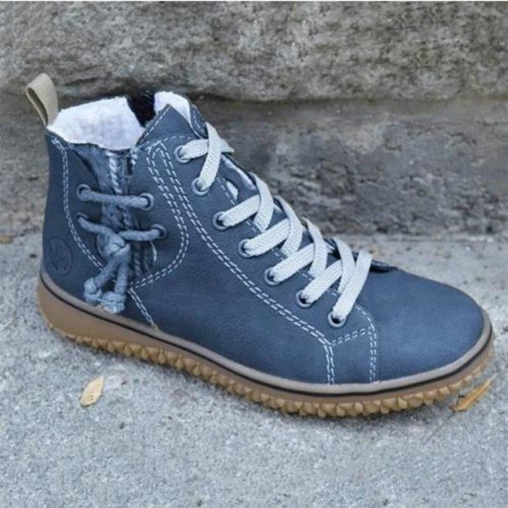 Women's Waterproof Orthopedic Ankle Boots in Retro Style