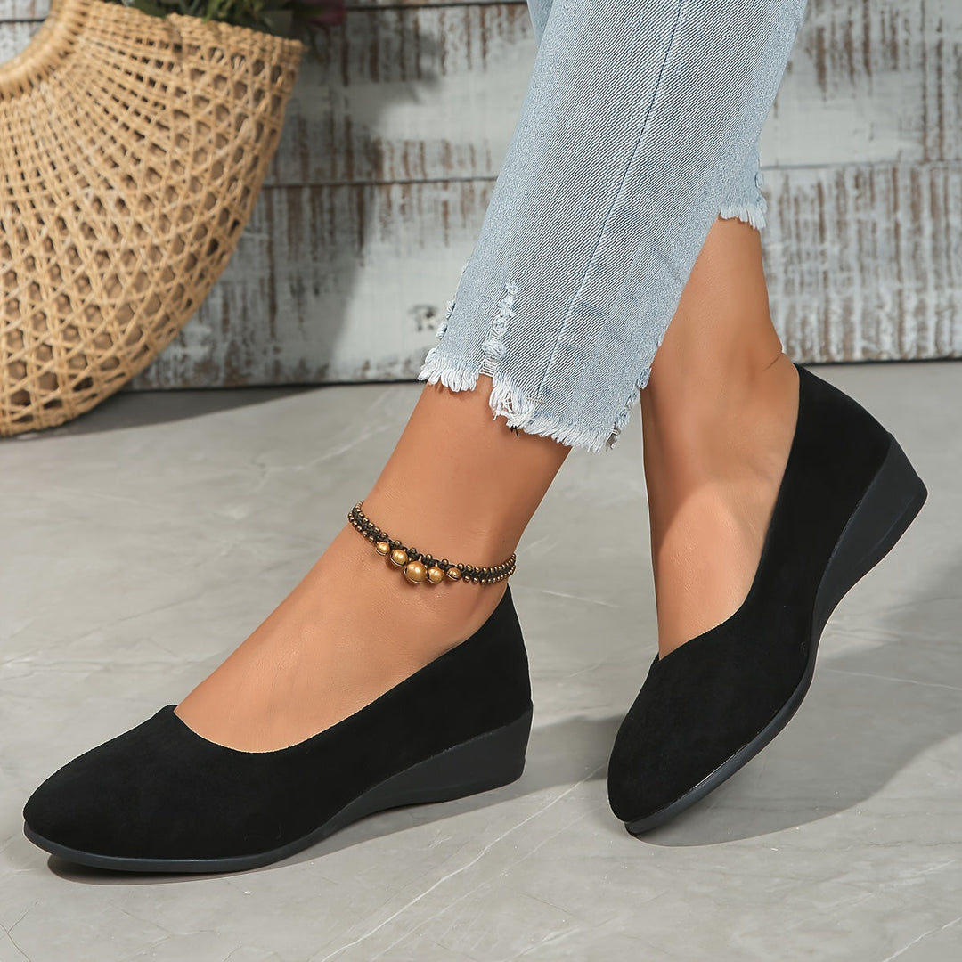 CHARLOTTE'™|COMFORT WEDGE BALLET FLAT