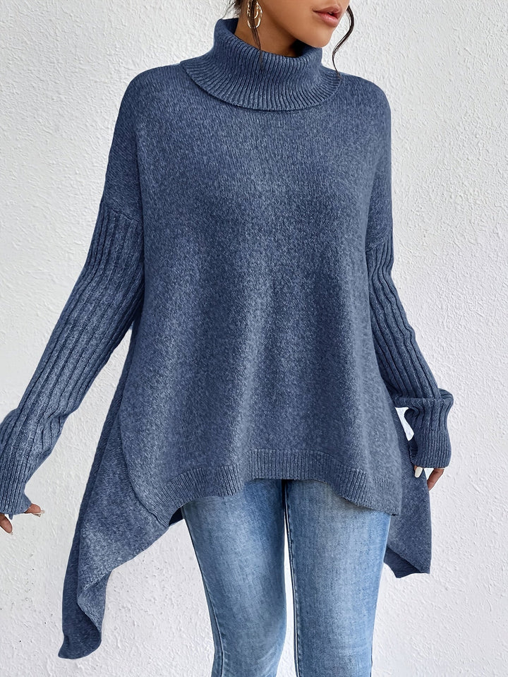 ODETTE™|Turtleneck Sweater Over