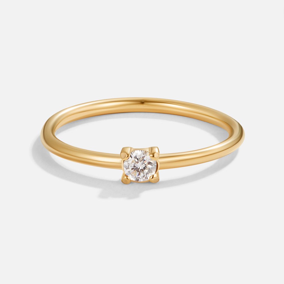 Golden Birthstone Rings