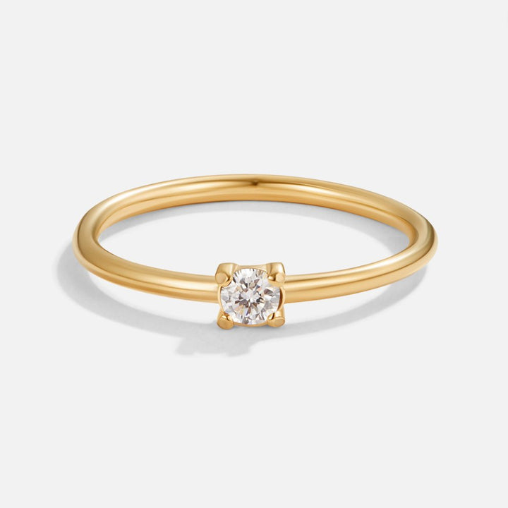 Golden Birthstone Rings