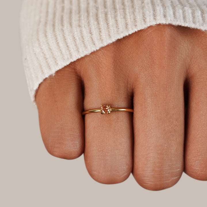 Golden Birthstone Rings