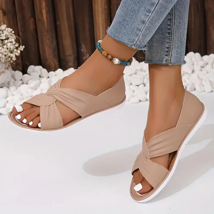 Women's Comfortable Orthopedic Slip-On Sandals with Bow