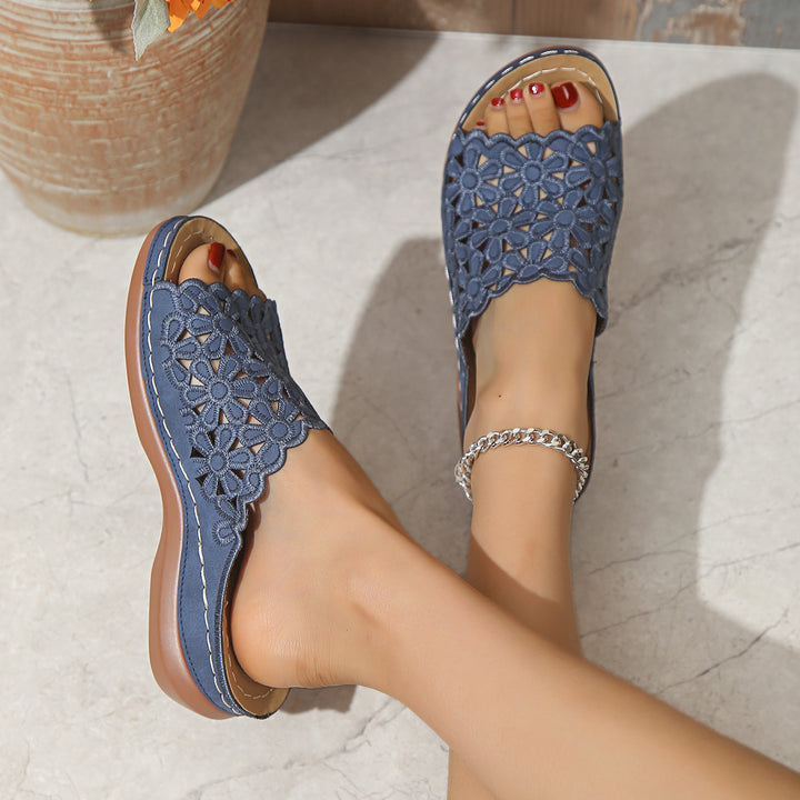 Karen I Orthopedic Sandals On A Comfortable Wedge
