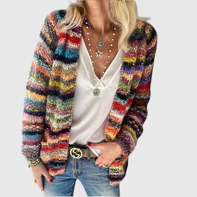 Catherine - Pleasant multicolor cardigan