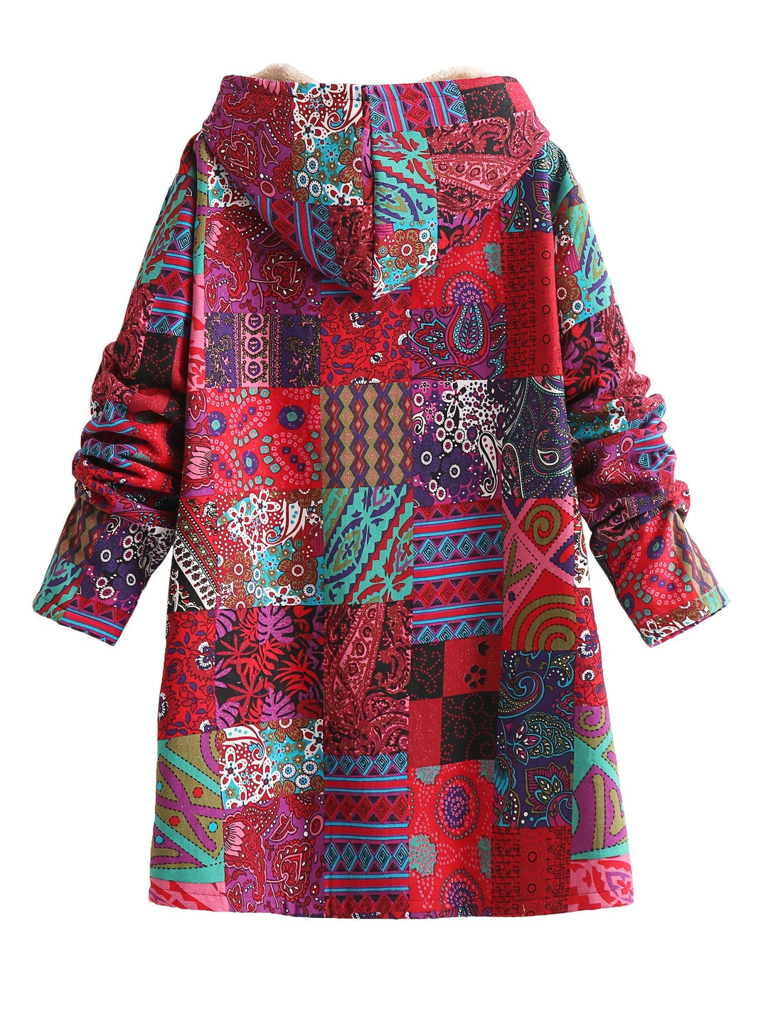 LYDIA™|PATCHWORK BOHO COAT