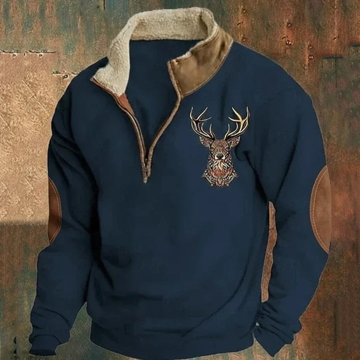 Darven™ | Nordic Deer Sweater – Outdoor Style & Comfortable Warmth