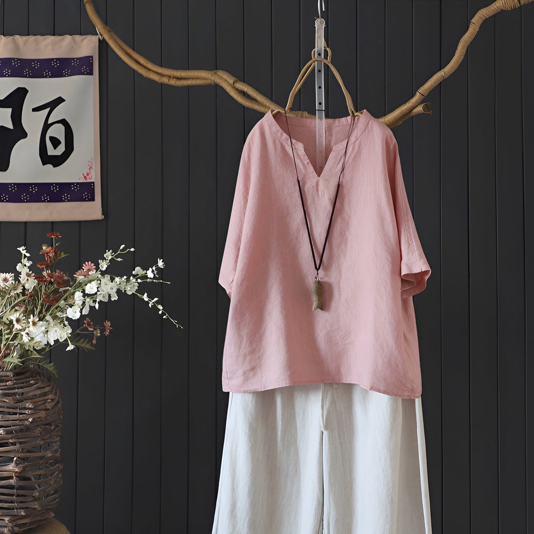 Signe | Lightweight linen top for absolute comfort